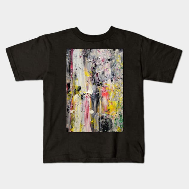 Sunrise in Abstract Kids T-Shirt by Whisperingpeaks